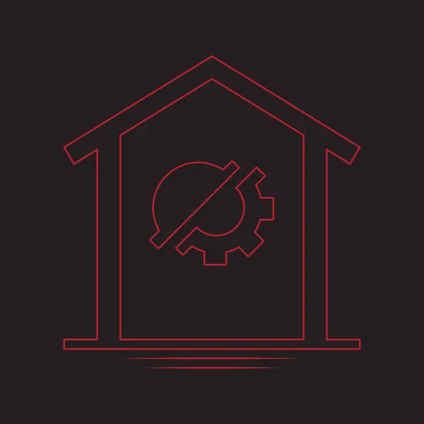 Modern simge onarımının vektör illüstrasyonu