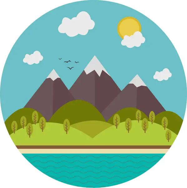 bulutlu dağların etrafında