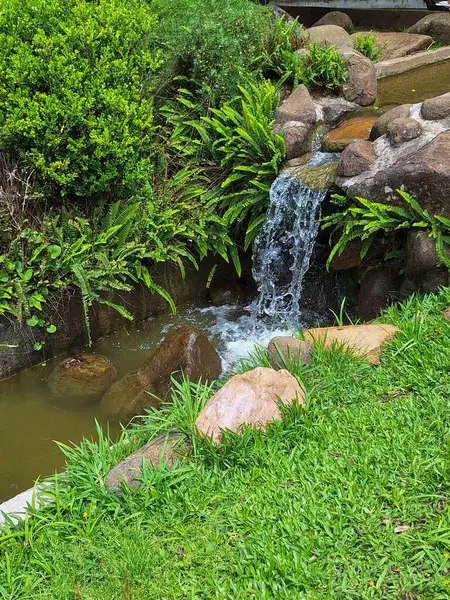 Taze yapraklar ve iyi korunmuş otlarla çevrili, kayalar ve yemyeşil arasında fışkıran güzel bir şelale. Kristal berraklığında su nazikçe akar. Huzurlu ve rahatlatıcı bir ortam yaratır. Doğayla bağ kurmak için mükemmeldir..