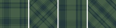 Elbise, flanel etek, masa örtüsü ve diğer modern ve moda baskıları için vektör kontrol deseni veya ekoseli desen.