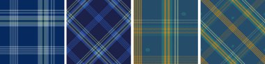 Elbise, flanel etek, masa örtüsü ve diğer modern ve moda baskıları için vektör kontrol deseni veya ekoseli desen.