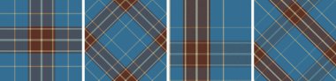 Gingam, flanel etek, masa örtüsü diğer modern ve moda baskıları için kusursuz desenli tartan ekoseyi kontrol et..