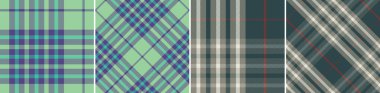 Ekose desenli, etek, masa örtüsü, battaniye, yorgan örtüsü ya da diğer modern moda baskıları için ekosesiz tartan çek..