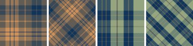 Tartan desenli ekoseli kumaş, pamuklu çorap, flanel etek, masa örtüsü diğer modern ve moda baskıları için..