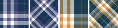 Gingam, flanel etek, masa örtüsü ve diğer modern ve moda baskıları için kusursuz desenli tartan ekoseli kumaşı kontrol et..