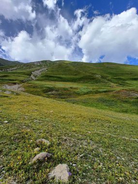 Bulutlu Yeşil Dağ Eğimi