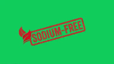 Yeşil perdeli 4K sodyumsuz pul. Sağlıklı gıda içeriği, beslenme videoları, tıbbi düzenlemeler ve ürün etiketleme için ideal