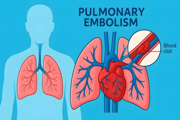 Akciğer, kalp ve akciğer pıhtılaşması olan akciğer ambolisi ve akciğer atardamarındaki kan pıhtılaşması sağlık bilinci veya akademik kullanım için ideal
