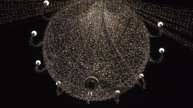 Noel şehir dekorasyonu: Bir hafif avize