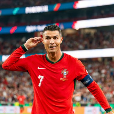 Portekiz - Escocia, Liga das Naes Grupo A1, Estdio do SLBenfica, Lisboa, Portekiz. Portekiz Milli Takımı 'nın Cristiano Ronaldo oyuncusu