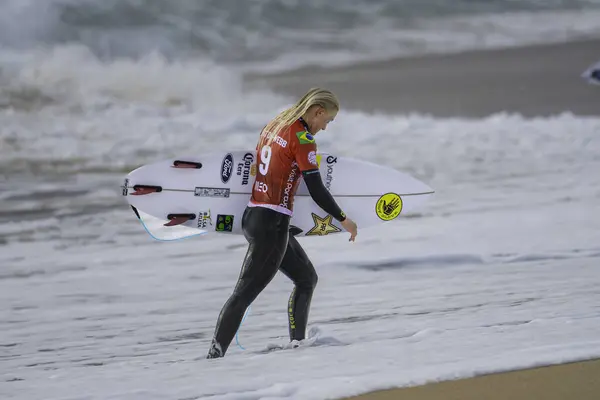MEO Rip Curl Pro Portugal 2025, Peniche, Portekiz. 15. Mar, 2025. Tatiana Batı Webb