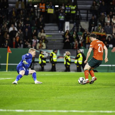 Lizbon, Portekiz. 23 Mart 2025. UEFA Uluslar Ligi: Portekiz - Danimarka. Diogo Jota Vuruldu