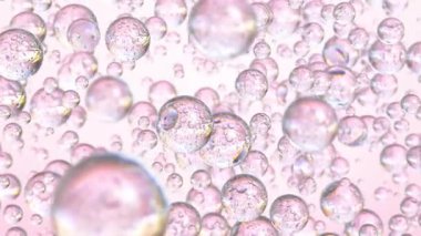  Pembe kolajen serumu veya esans düşüşü, gluta kozmetik ürünü Arka plan.