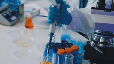 Tıbbi bir laboratuvarın kapanışı.