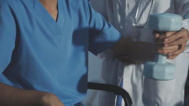 Hastanede doktor, sağlık hizmeti konsepti.