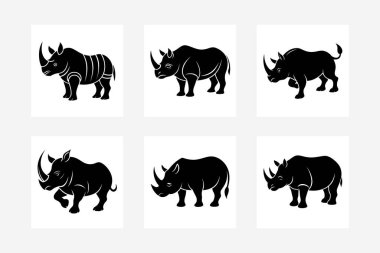 Beyaz arkaplan ile hayvan vektör tasarımı 