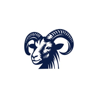 Keçi kafası logosu tasarımı