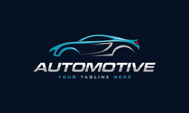 vektör otomobil logo şablonu