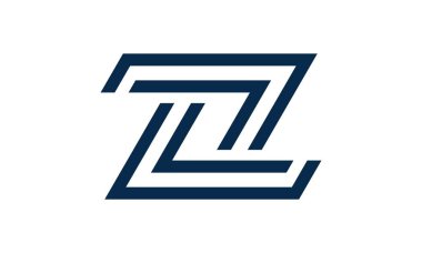 modern Z çizgi logo şablonu