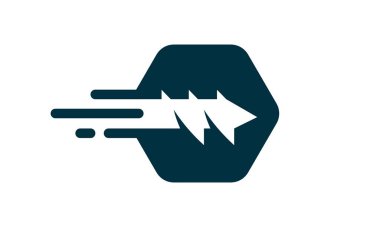 soyut daha hızlı vida logo şablonu