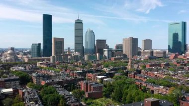 South End 'den Boston Skyline manzarası