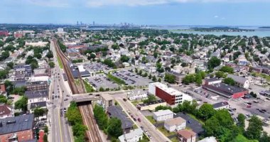 Quincy Massachusetts 'in Hava Görüntüsü