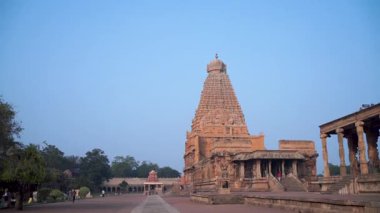 Thanjavur- taminadu 'daki Brihadeeswarar Tapınağı. 