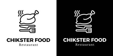 Yaratıcı Restoran İşletme Logosu Tasarım Şablonu
