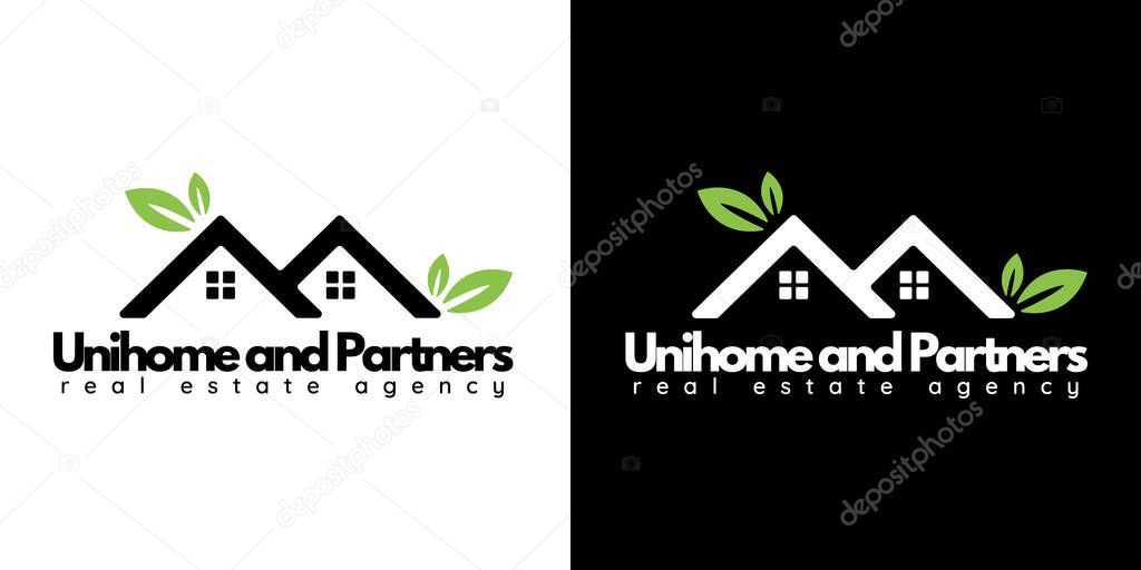 Creative Real Estate Company Logo Design Template