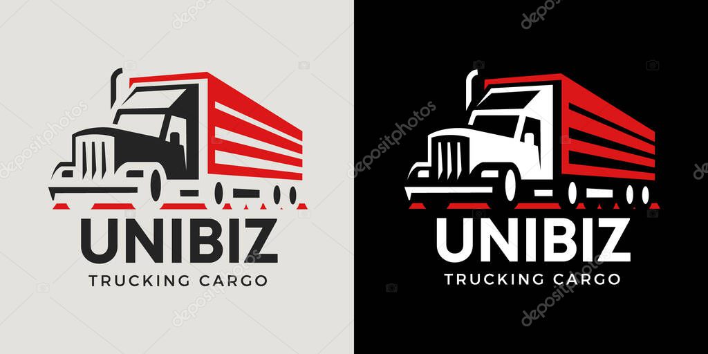 Creative Cargo Service Logo Design Template