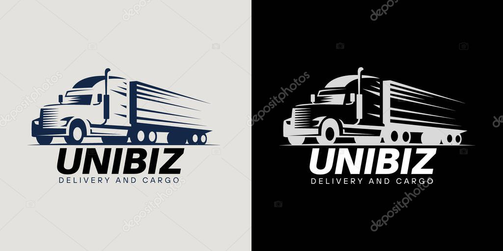 Creative Cargo Service Logo Design Template
