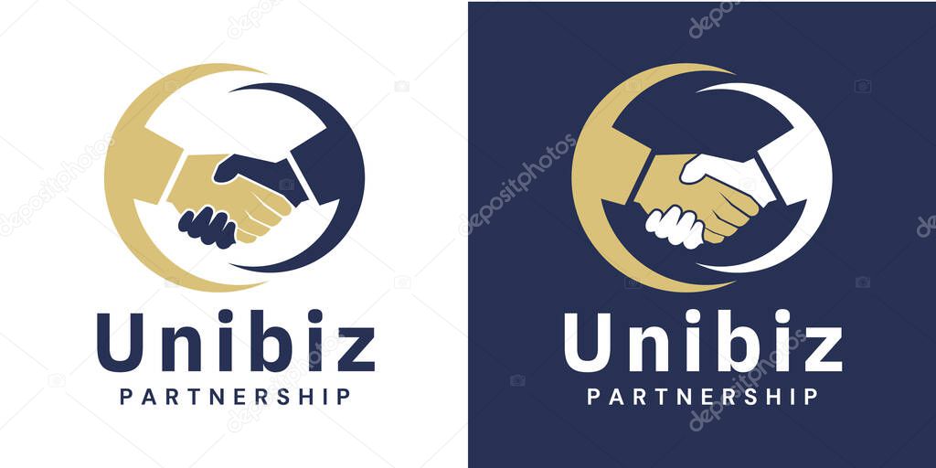 Creative Partnership Business Logo Design Template