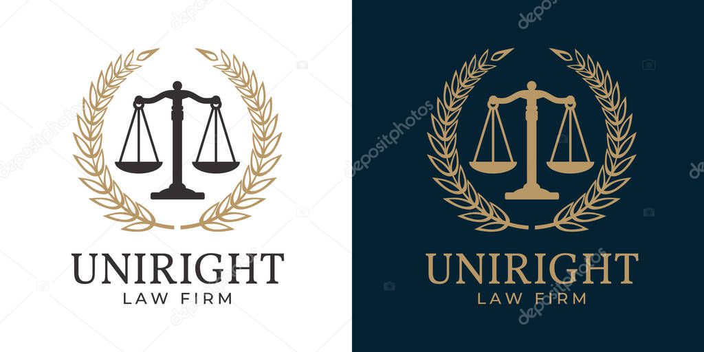 Creative Law Firm Logo Design Template