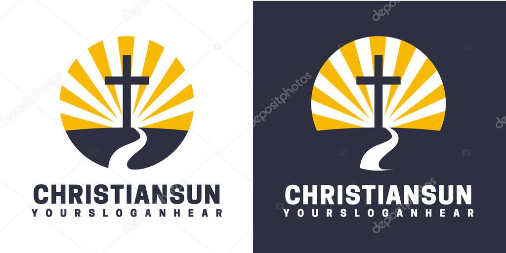 Creative Christian Logo Design Template