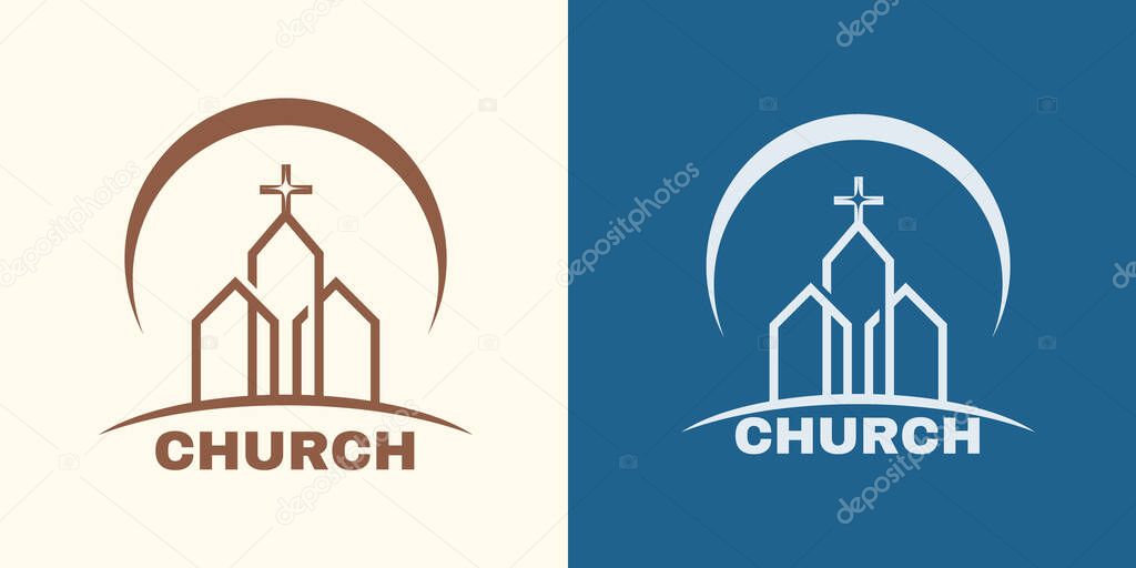 Creative Christian Logo Design Template