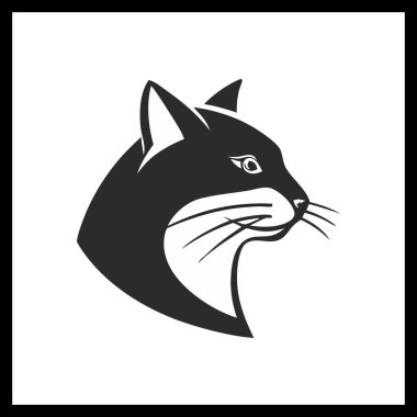 Modern Markalar ve Grafiksel Şablonlar için Yaratıcı Siluet Vektör Tasarımı İllüstrasyonu