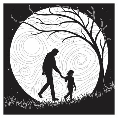  mutlu Babalar günü vektör tasarımı