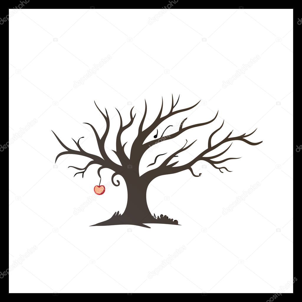 Tree Silhouette Vector  Nature-Inspired Tree for Art, Logos & Prints