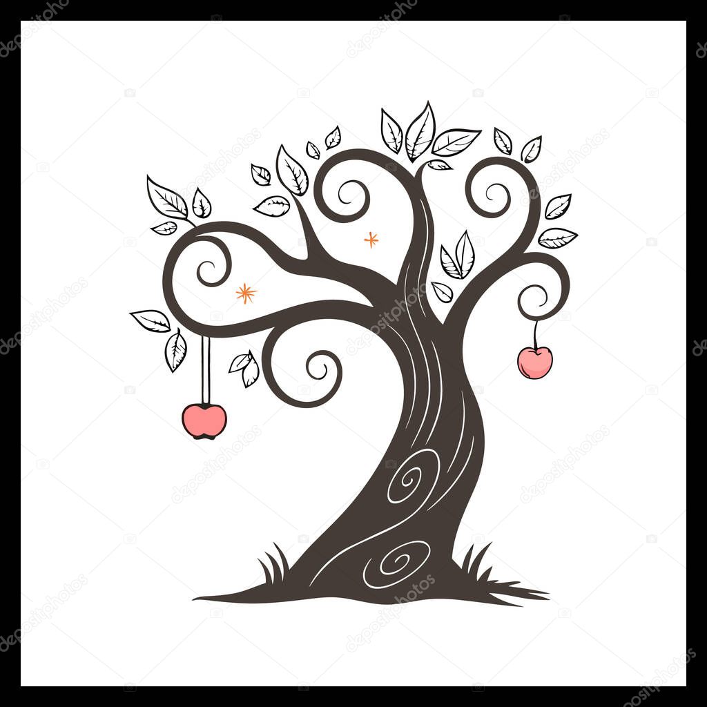 Tree Silhouette Vector  Nature-Inspired Tree for Art, Logos & Prints