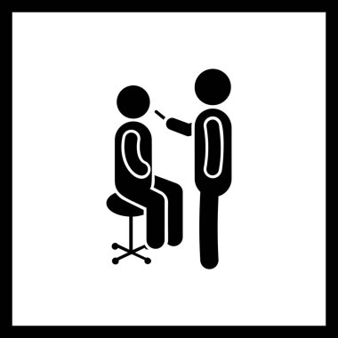 Yaratıcı Sağlık ve Teletıp Silueti Profesyonellerin ve Teknolojinin Tıbbî İllüstrasyonu