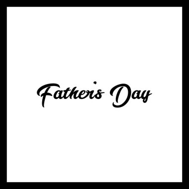 Mutlu Babalar Günü Typography Vektör Tasarımı