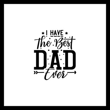 Mutlu Babalar Günü Typography Vektör Tasarımı