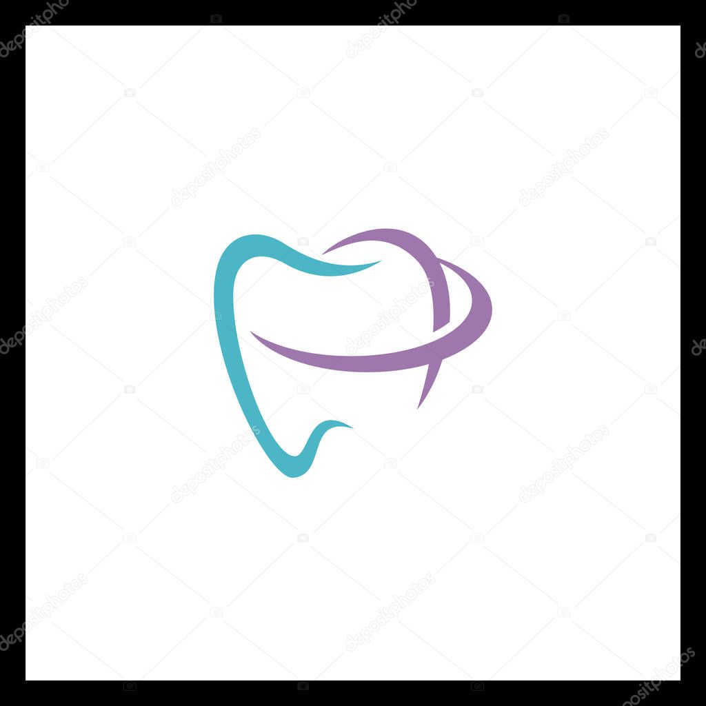 Minimalist Tooth Logo & Dental Care Icon Vector Design