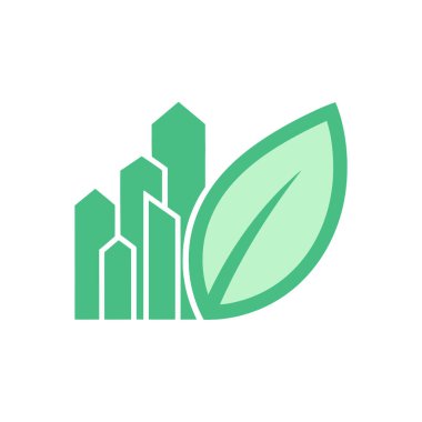 Çevre dostu Şehir Binaları ve Yaprakları