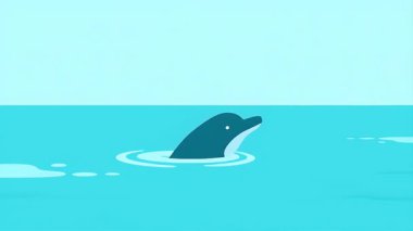 Neşeli bir yunusun zarif bir şekilde okyanusa sıçrayıp çevikliğini ve neşesini göstermesini izle..