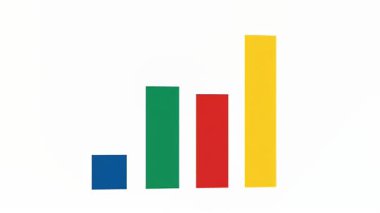 Yükselen eğilimleri ve pozitif büyümeyi gösteren canlı bir bar çizelgesi. Sunumlar ve veri görselleştirme projeleri için mükemmel.