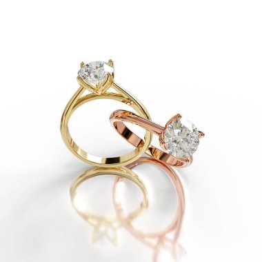 Göz kamaştırıcı bir mücevher ile cesur bir solitaire yüzüğü. Sonsuz aşkı ve karmaşıklığı simgelemek için özenle hazırlanmış..