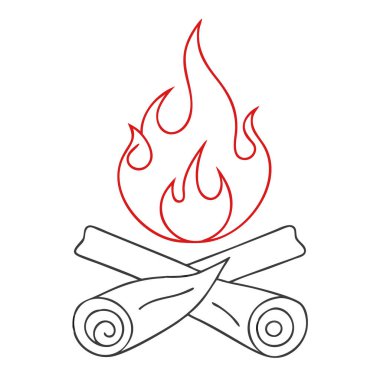 Kurdeleli ateş alevi