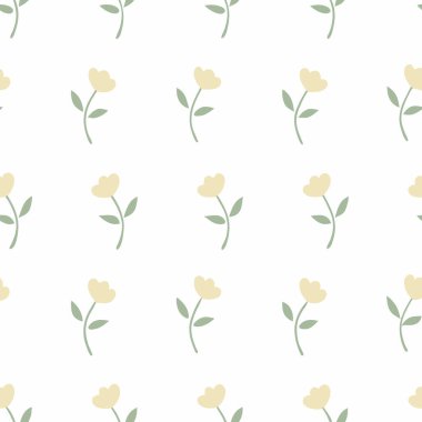 vektörsüz çiçek deseni, çiçek çizimi