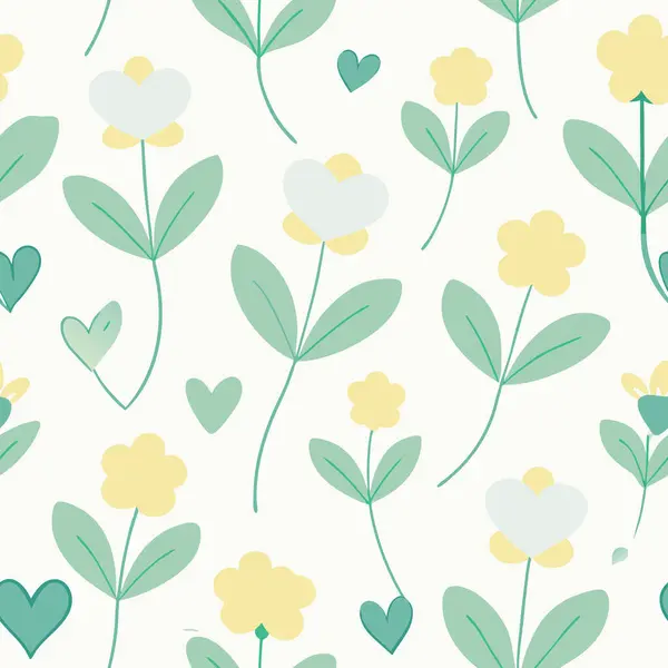 Çiçeklerle kusursuz desen